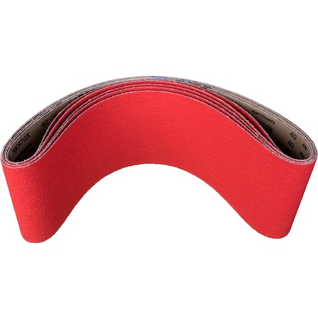 Pferd Coated Belt, Co-Cool, 6"x48", 60 Grit, 6" W, 48" L, Coated, Ceramic Oxide, 60 Grit 49674
